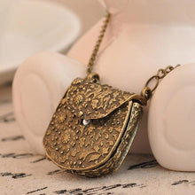 Vintage Necklace Unique Bag Box Shape Choker