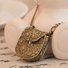 Vintage Necklace Unique Bag Box Shape Choker